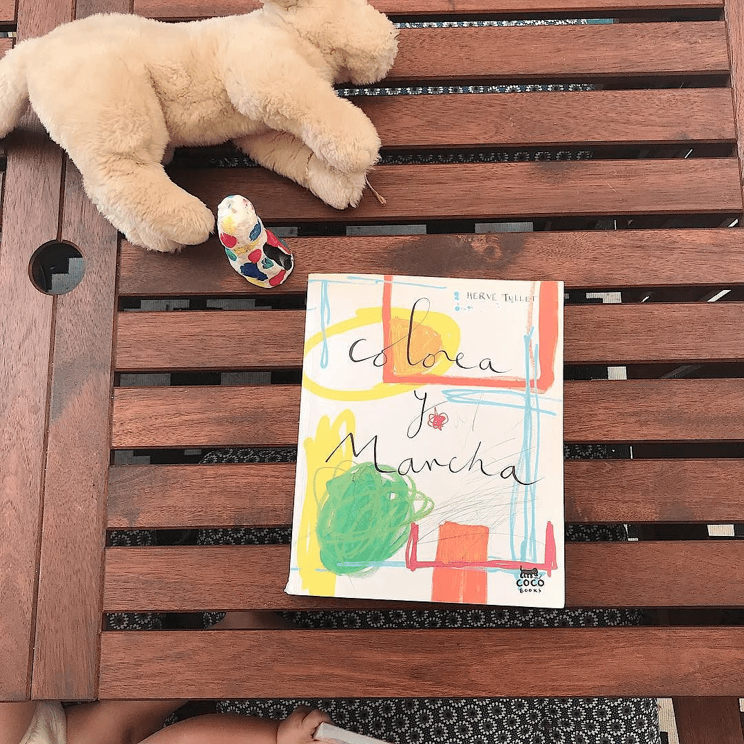 Con Coco Books en la terraza 1